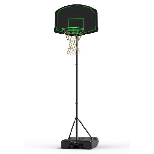 BASKETBALL SETS WITH WHEELS,BOARD,FIELD ROPE,INCLUDING TWO BASKETBALL SETS,BACKBOARD SYSTEM STAND HEIGHT ADJUSTABLE 60INCH-78INCH