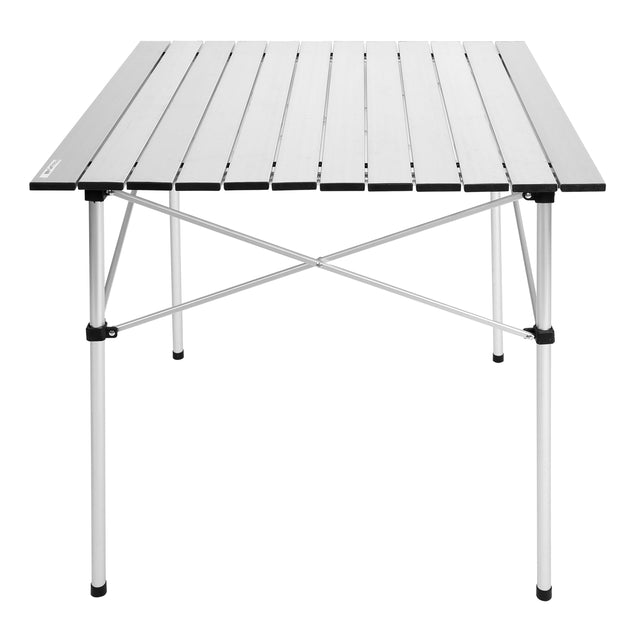 YSSOA Lightweight Folding Camping Table with Carry Bag︱Ultra-Compact Aluminum Table for Picnic, Beach, Traveling, Backyards, BBQ (Color: White)