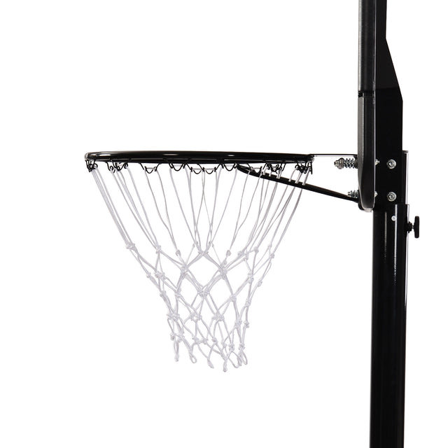 Portable Basketball Hoop & Goal with Vertical Jump Measurement, Outdoor Basketball System with 6.6-10ft Height Adjustment for Youth, Adults