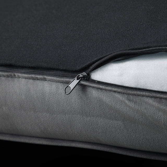 61“Width Modern Accent Velvet Upholstered Loveseat Settee Nailhead Trimming Curved Backrest Rolled Arms Couch with Removable Cushion Silver Metal Legs Living Room Set,Grey