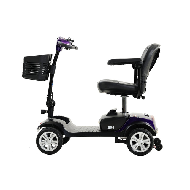 W42933830 Compact Travel Mobility Scooter M1 DARK PURPLE
