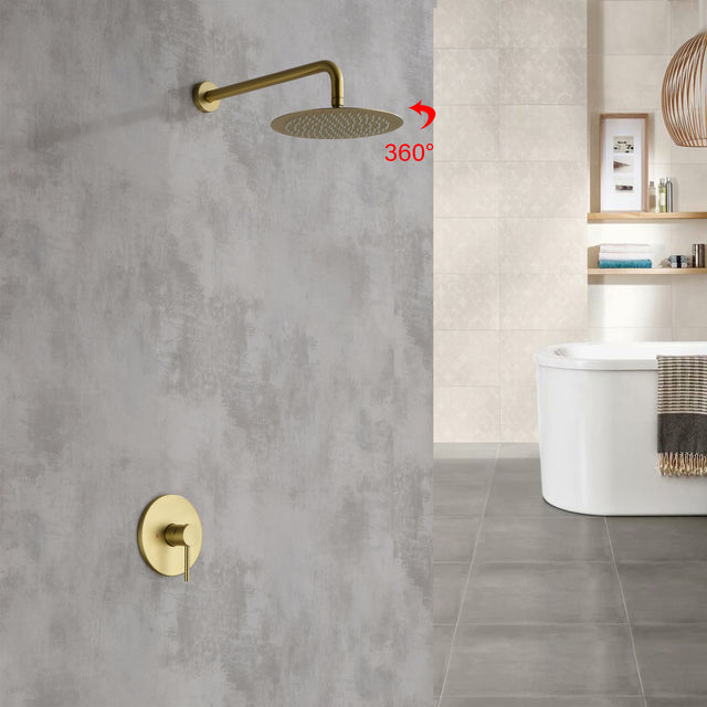 Complete Shower System with Rough-in Valve