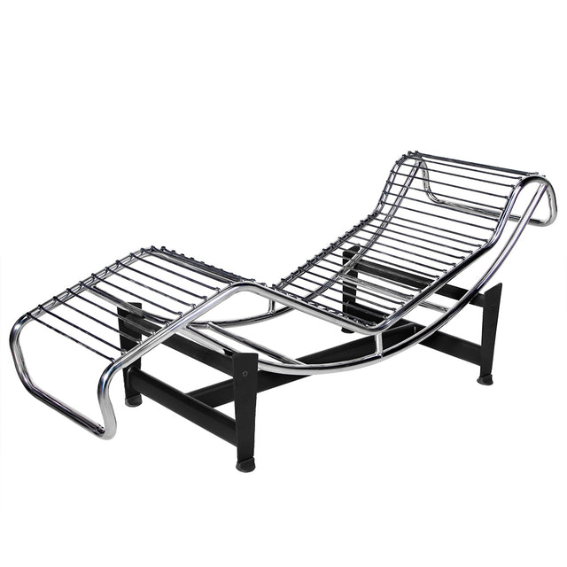 Le Corbusier LC-4 Style Replica Chaise Lounge Chair Mid Century Modern for living room/ bedroom
