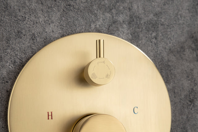 Tub Shower Faucets Sets Complete Bathtub Faucet Set Brushed Nickel Bathtub Shower System with Tub Spout, Bathroom Tub and Shower Faucet Combo Trim Kit with Rough-in Valve