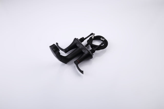 Bathroom Faucets for Sink 3 Hole,Brushed Nickel Bathroom Faucet with Pull Out Multi Functional Sprayer,Vanity Sink Faucet 2 Handle Centerset 4 inch Pull Down Faucet with 2 Water Lines,RV Camper Faucet