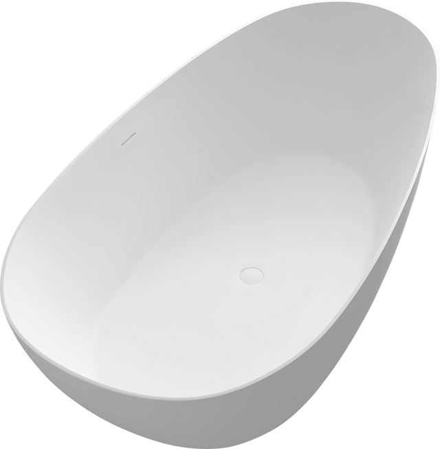1500mm small size solid surface stone Bathroom freestand bathtub