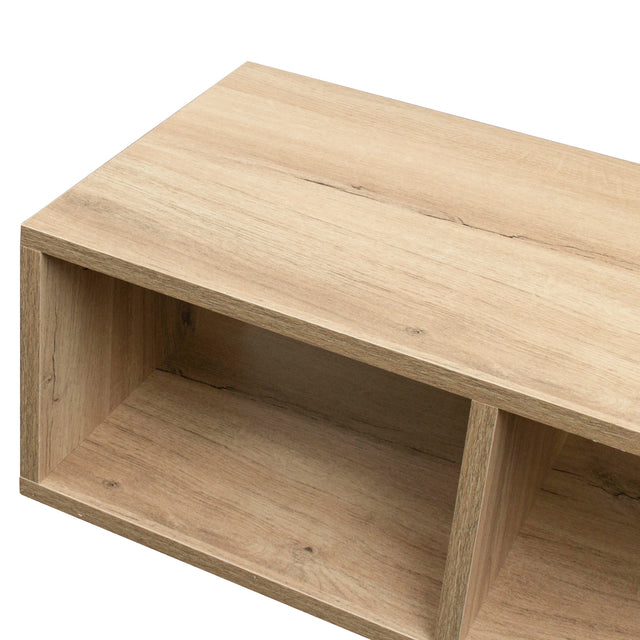 Double L-Shaped Oak Stand,Display Shelf ,Bookcase for Home Furniture,Rustic oak