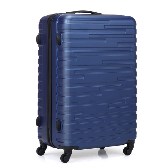 3-piece Trolley Case Set, 360 Degree Rotation Wheels with TSA Lock, Travel Suitcase Set, Royal Blue