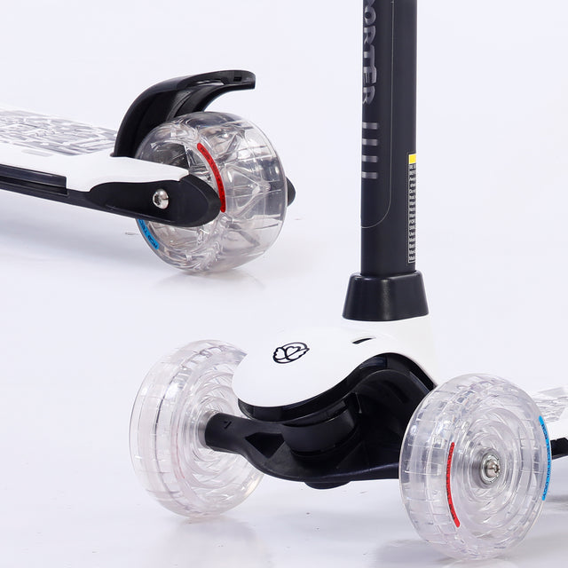 3 wheel scooter for kids ages 3-5years old,Boys and Girls Scooter with Light Up Wheels, Foldable & Adjustable, Anti-Slip Deck