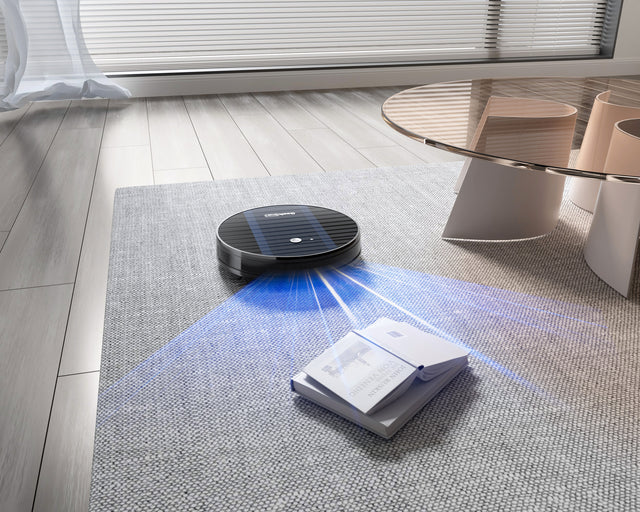 Geek Smart Robot Vacuum Cleaner G6, Ultra-Thin, 1800Pa Strong Suction, Automatic Self-Charging, Wi-Fi Connectivity, App Control, Custom Cleaning, 100mins Run Time(Banned from selling on Amazon)