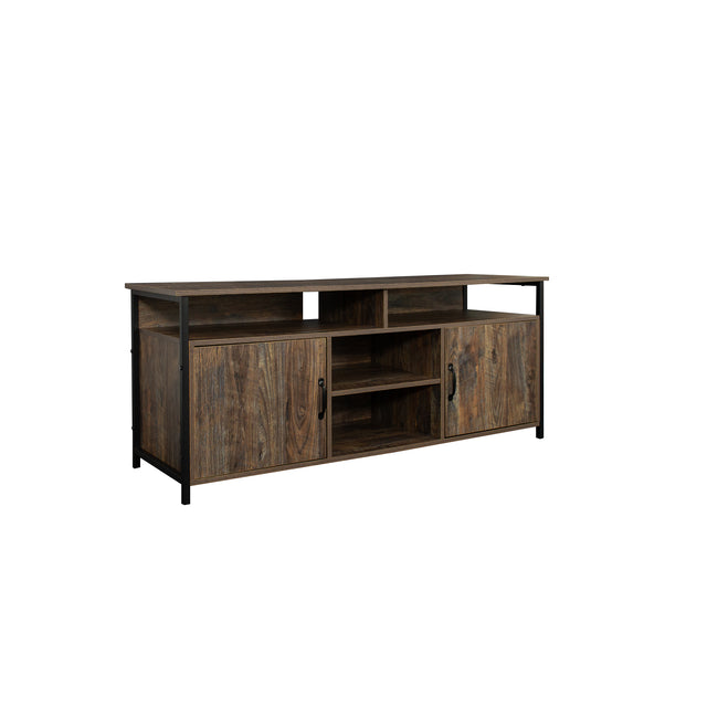 TV Stand ,Modern Wood Universal Media Console with Metal Legs, Home Living Room Furniture Entertainment Center, espresso