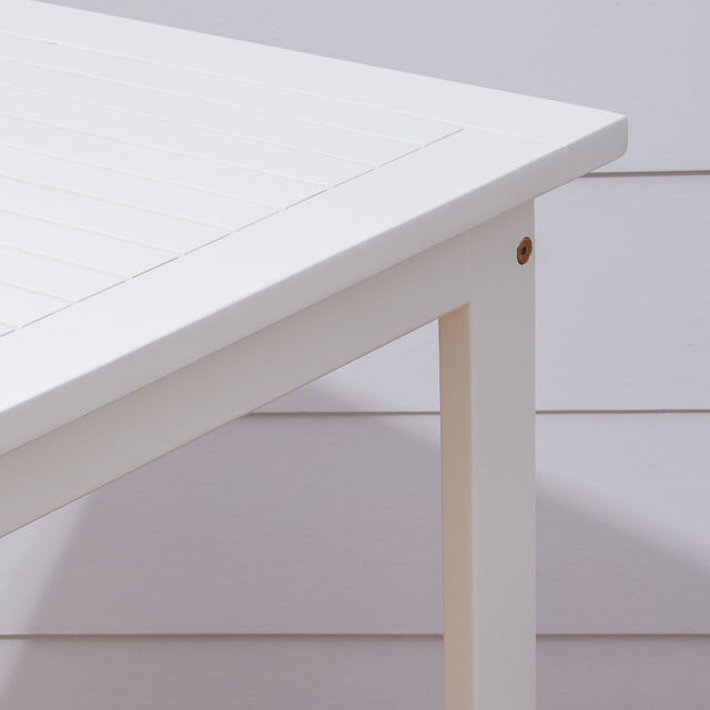 Bradley Outdoor Bar Table in White