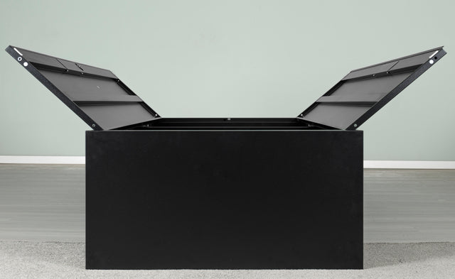 High Storage Cabinet with 2 Doors and 4 Partitions to Separate 5 Storage Spaces, Home/ Office Design