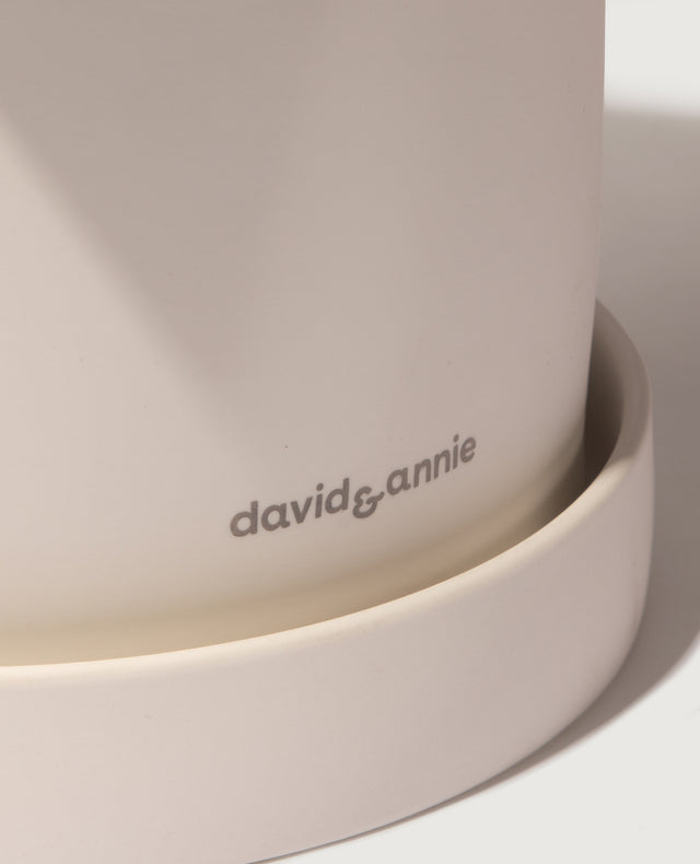 Flower Pots Succulent Pots with Drinage Indoor Round Planter Pots with Saucer White Cactus Planters with Hole Outdoor Graden Pots