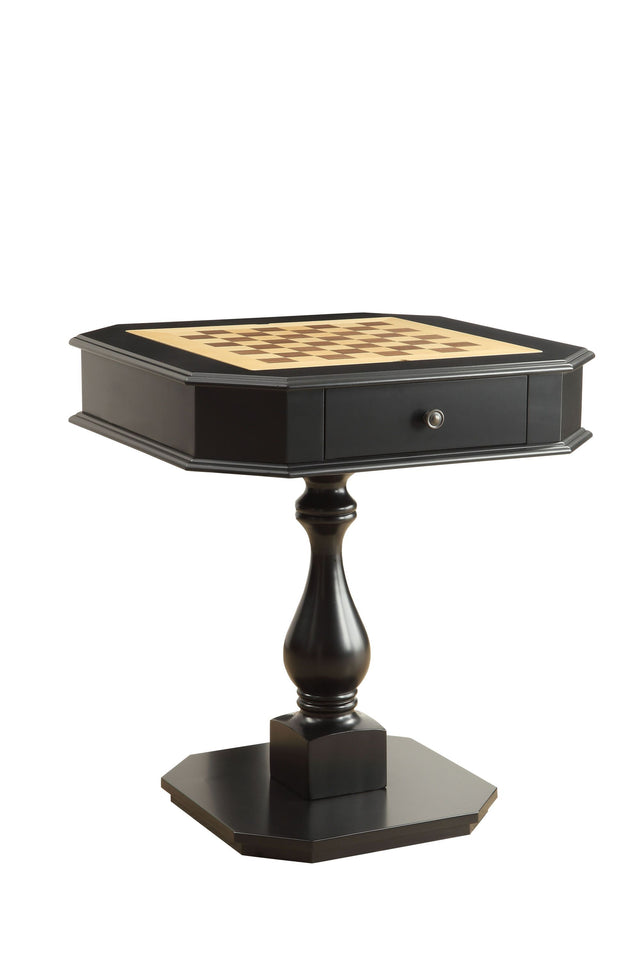 ACME Bishop Game Table in Black 82846