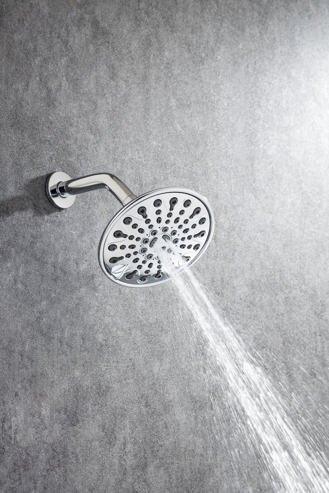 6 In. 6-Spray Balancing Shower Head Shower Faucet