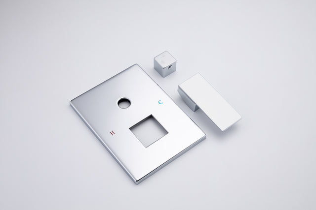 Waterfall Tub Faucet Wall Mount Roman Tub Filler Chrome Single Handle Brass Bathroom Bathtub Faucet with Hand Shower