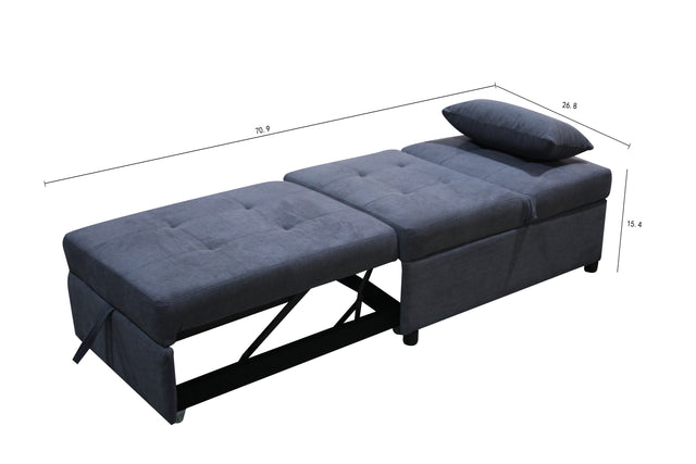 OTTOMAN, CHAIR & SOFA BED, LOUNGE 4 IN 1, SINGLE FUTON/SOFABED, SINGLE CHAIR, OTTOMAN, LOUNGE