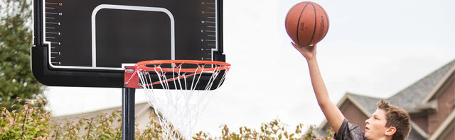 Portable Basketball Hoop & Goal with Vertical Jump Measurement, Outdoor Basketball System with 6.6-10ft Height Adjustment for Youth, Adults