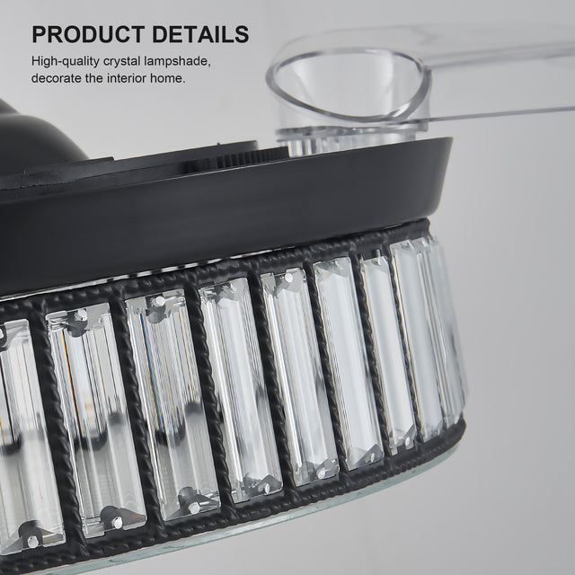 42"Crystal Ceiling Fans with Lights