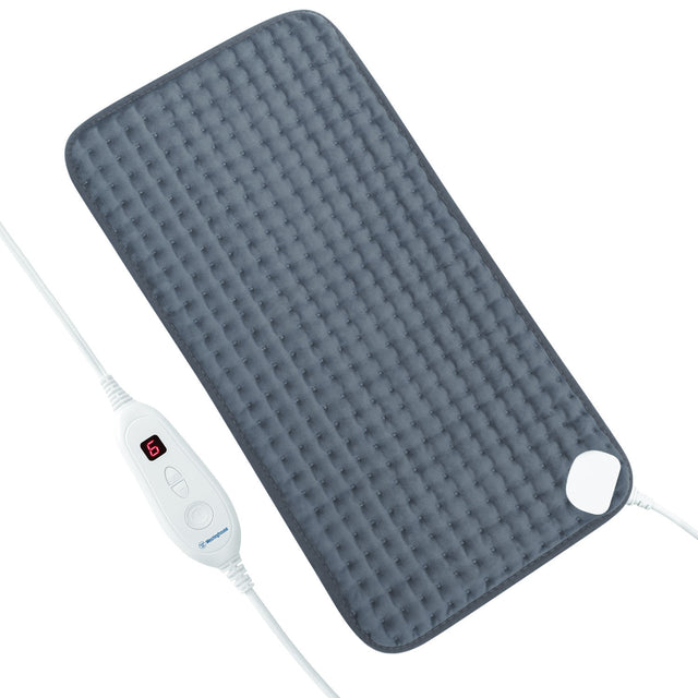 Electric Heating Pad with Control,Grey 12"x24"