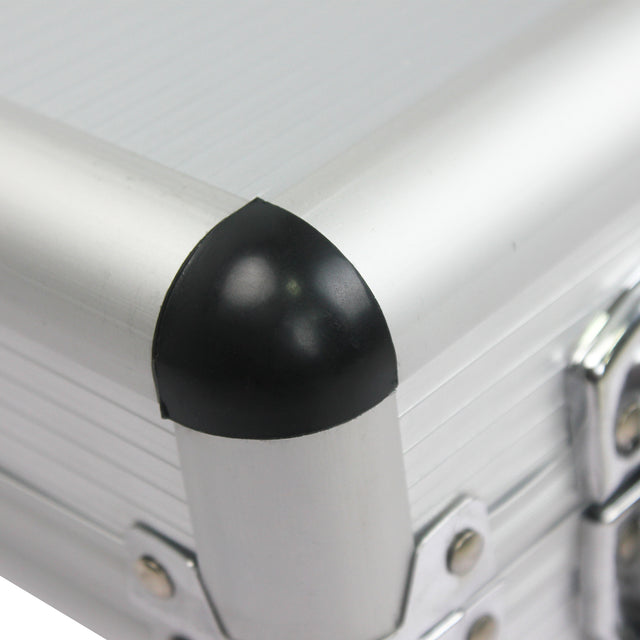 White Hand Tool Box with 4 layers of Toolset and wheels