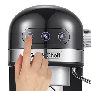 20 Bar Espresso Machine , 1350W High Performance, 1.4 Ldetachable transparent water tank, Thermo block beating system,With safety valve(Banned from selling on Amazon)