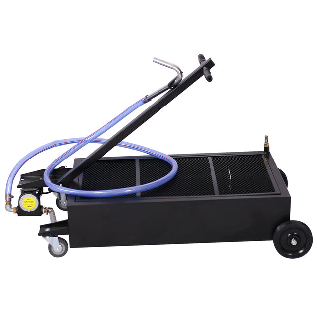 20 gallon low profile oil drainer ,with electric pump
