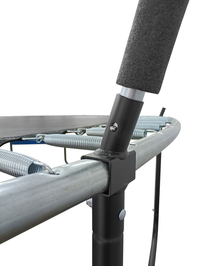 14FT Trampoline with Basketball Hoop - Recreational Trampolines with Ladder ,Shoe Bag and Galvanized Anti-Rust Coating