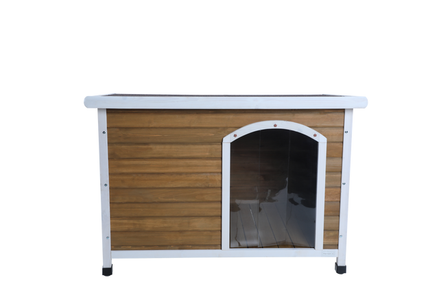 Wooden Dog Houses Weatherproof for Small Dog Medium Dog Large Dogs Outdoor Dog Kennel with Raised Feet