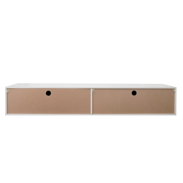 180 Wall Mounted Floating 80" TV Stand with 20 Color LEDs