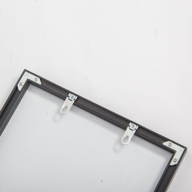 65" x 24" Full Length Mirror Hanging Standing or Leaning, Bedroom Mirror Floor Mirror Wall-Mounted Mirror with Alloy Frame, Black