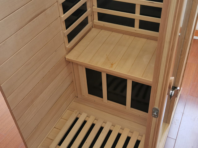 Mini Left Side Hemlock Sauna Room
