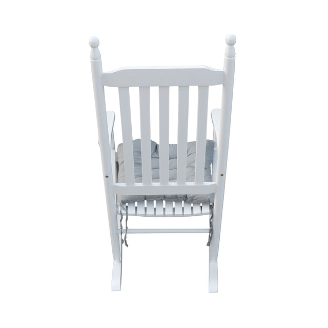 wooden porch rocker chair WHITE