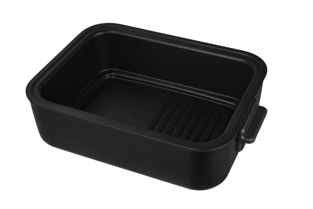 Geek Chef 7 In 1 Smokeless Electric Indoor Grill with Air Fry, Roast, Bake, Portable 2 in 1 Indoor Tabletop Grill & Griddle with Preset Function, Removable Non-Stick Plate, Air Fryer Basket, 6-Serving