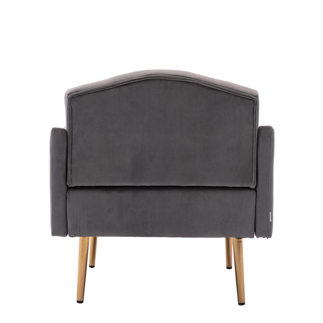 COOLMORE Accent Chair ,leisure single sofa with Rose Golden feet