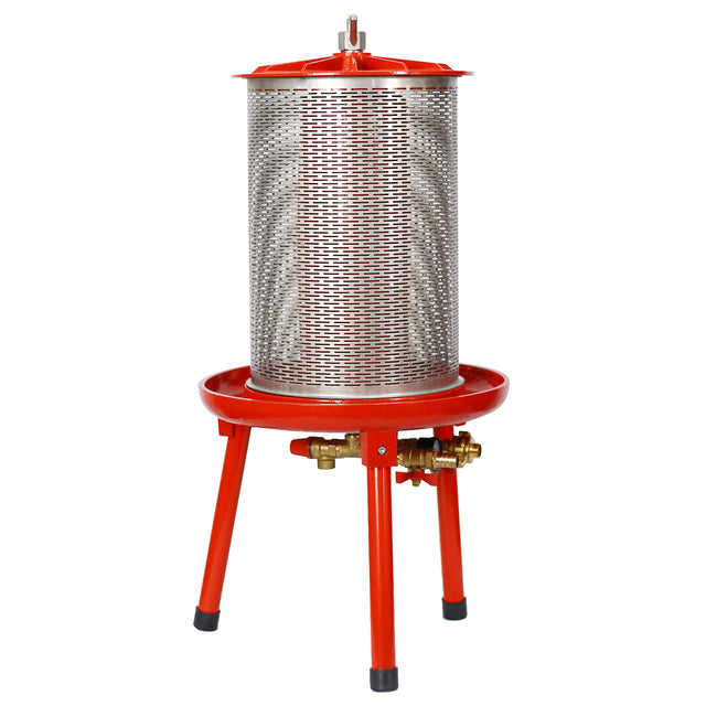 Hydraulic Fruit Wine Apple Press 5.3Gallon/20L -Stainless Steel for Wine Cider Making