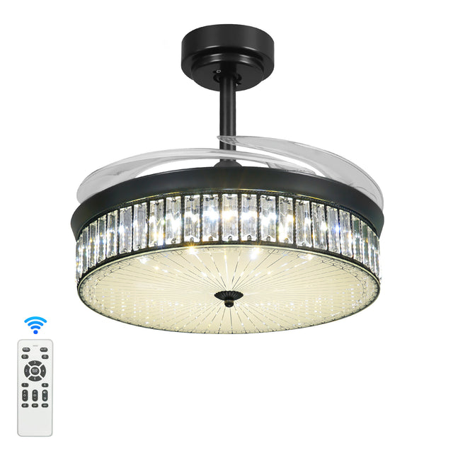 42"Crystal Ceiling Fans with Lights