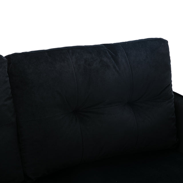 COOLMORE  Velvet  Sofa , Accent sofa .loveseat sofa with Stainless feet