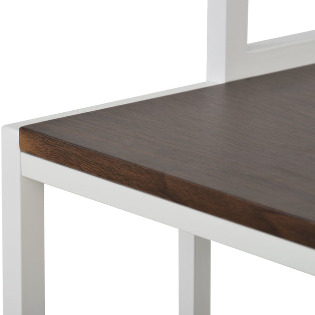 TOPMAX Updated Industrial Modern 5-Tier Baker Rack, Freestanding Bar Wine Rack Table with Glass& Cup Holders&Hooks, Dark Brown