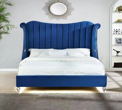 Tulip Queen Bed in Blue