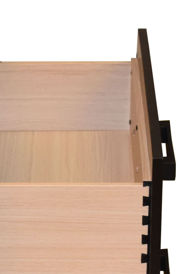 Sierra Contemporary Dresser Made with Wood in Gray Color