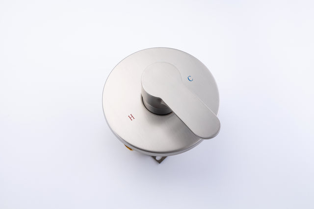 Shower System with Handheld Showerhead & Rain Shower Combo Set. High Pressure 35-Function Dual 2 in 1 Shower Faucet, patented 3-way Water Diverter in All-Brushed Nickel (Valve Include)