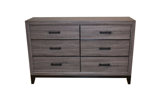 Sierra Contemporary Dresser Made with Wood in Gray Color