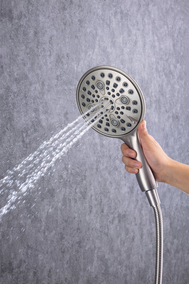 6 In. Detachable Handheld Shower Head Shower Faucet Shower System