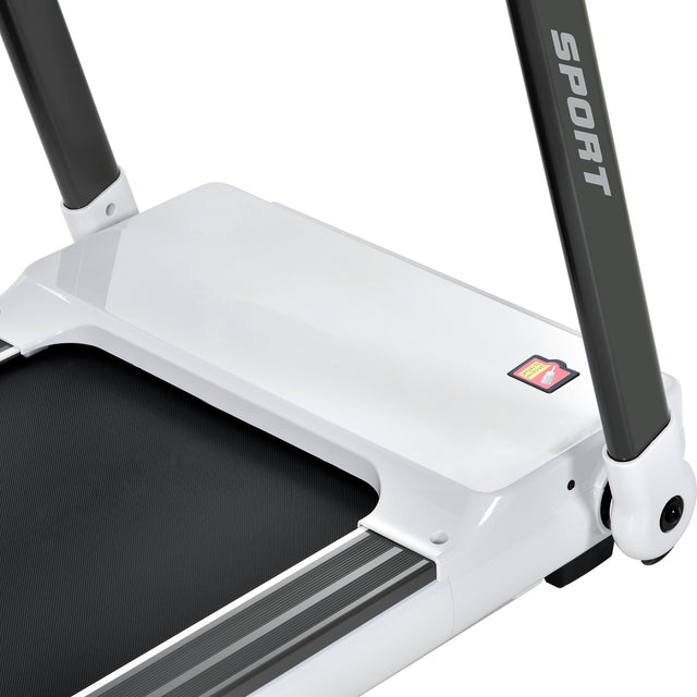 Portable Compact Treadmill;Electric Motorized 3.5HP;14KM/H;Medium Running Machine Motorised Gym 330lbs;Foldable for Home Gym Fitness Workout Jogging Walking;Bluetooth Speaker APP FITIME