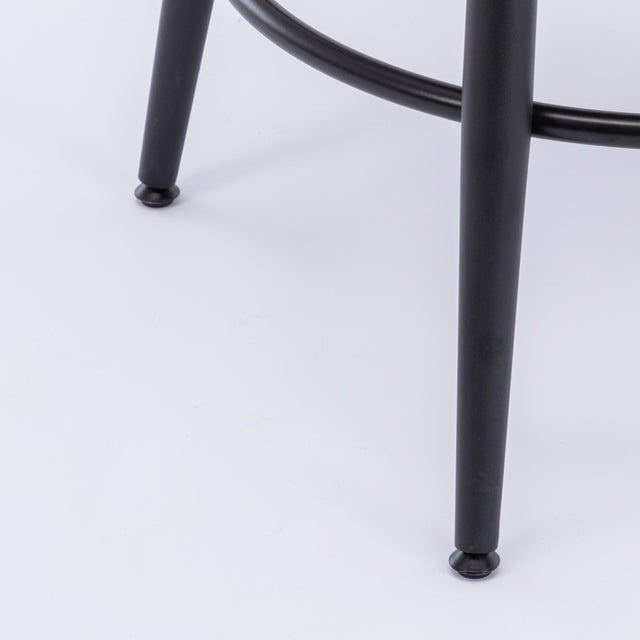 A&A Furniture,Counter Height 25" Modern Linen Fabric bar chairs,180° Swivel Bar Stool Chair for Kitchen,Tufted Cupreous Nailhead Trim Burlap Bar Stools with Metal Legs,Set of 2 (Beige)