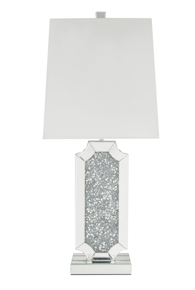 ACME Noralie Table Lamp in Mirrored & Faux Diamonds 40216
