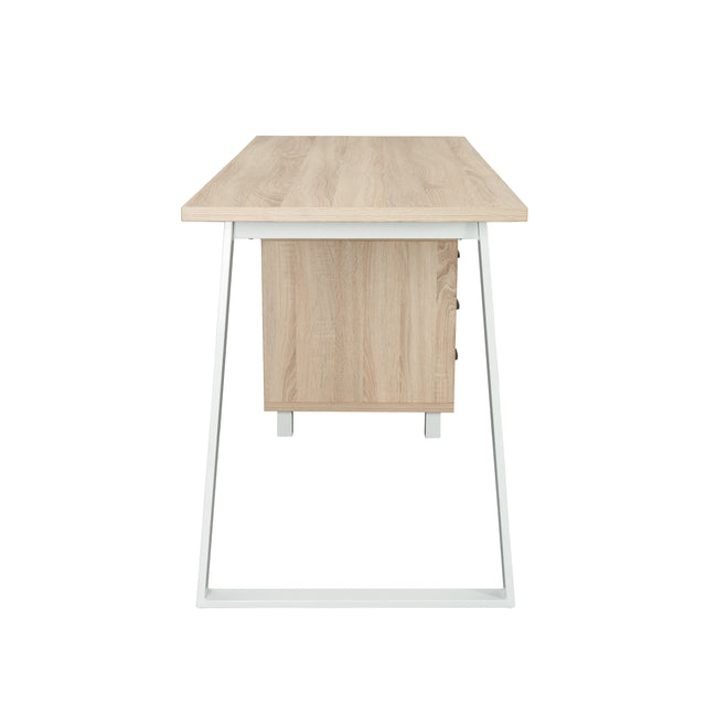 Techni Mobili Modern Design Computer Desk with Storage, Sand
