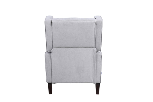 COOLMORE living room Comfortable rocking chair accent chair with light grey fabric